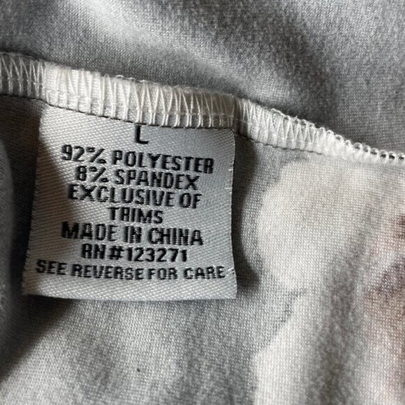 J for Justify Women's Floral Cut-out Long Sleeve Mock Turtleneck Large fairycore - Picture 5 of 6